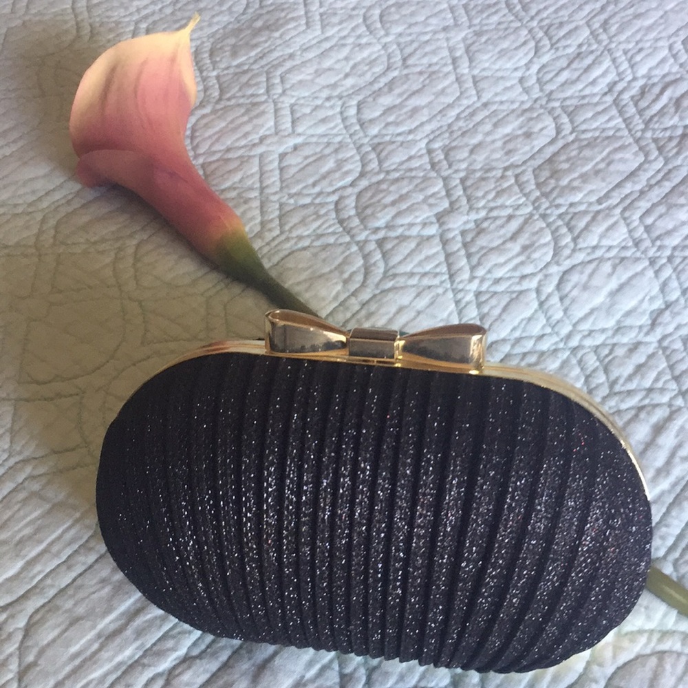 Charming Charlie Black Wallet Clutch